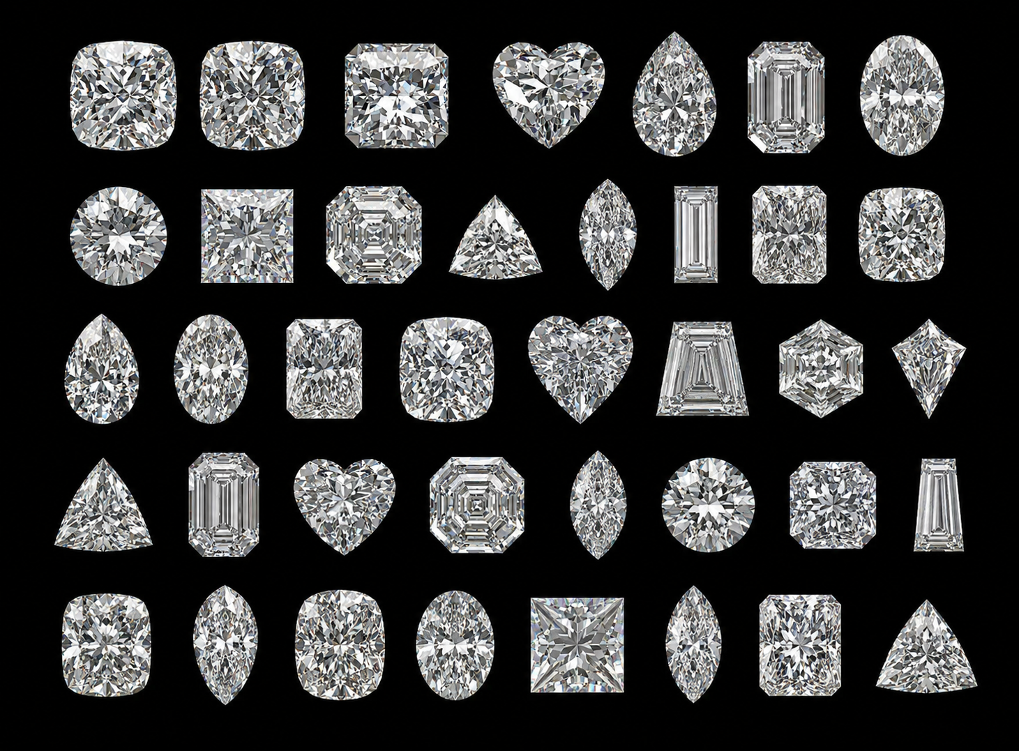 Diamantes de formas especiales